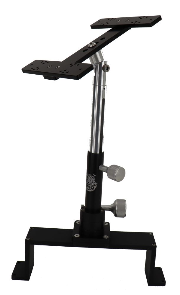 Telescoping Short Swivel Double Mount with Bridge Combo and Bridge Adaptor  Plate - Cornfield Fishing Gear